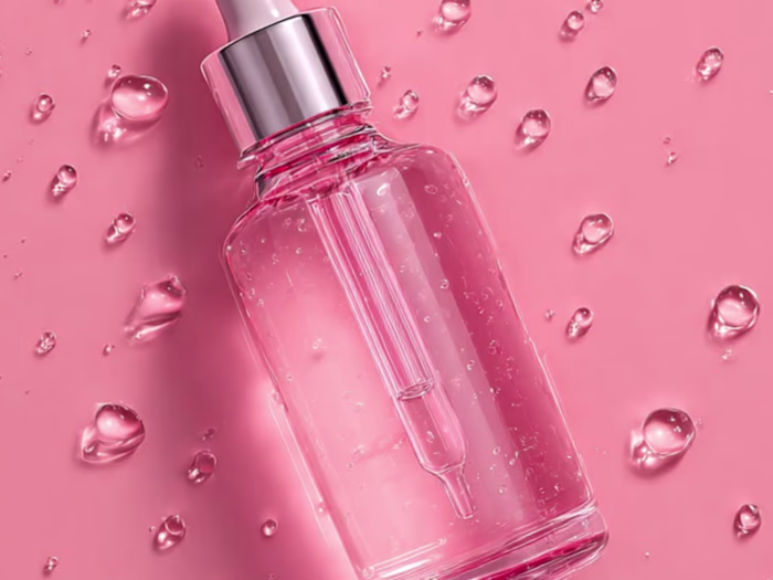 This visually striking skincare design