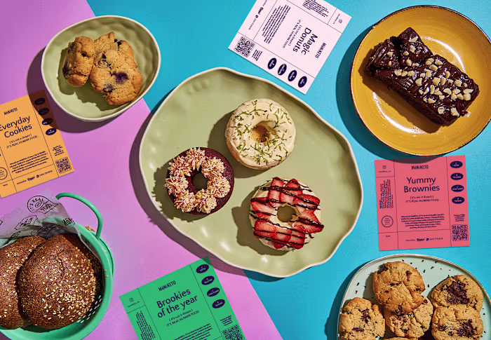 KETO Labels and packaging design