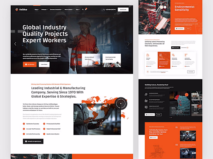 Construction website | elementor pro website