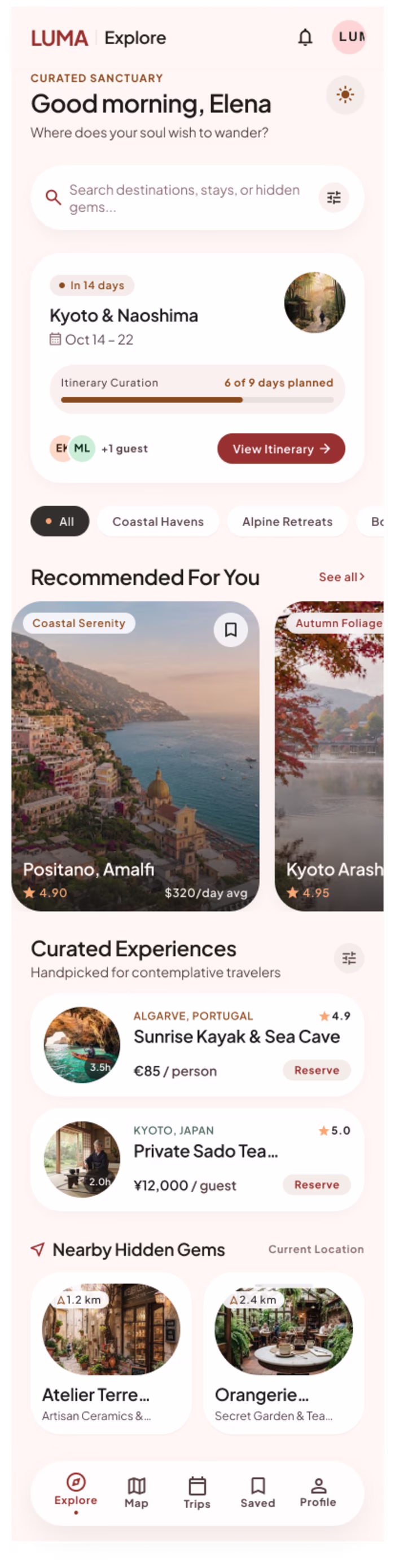 LUMA — Travel & Experience