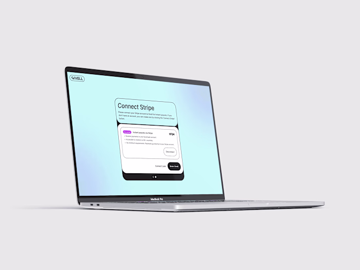 UX/UI Design - Givell Web Social Platform