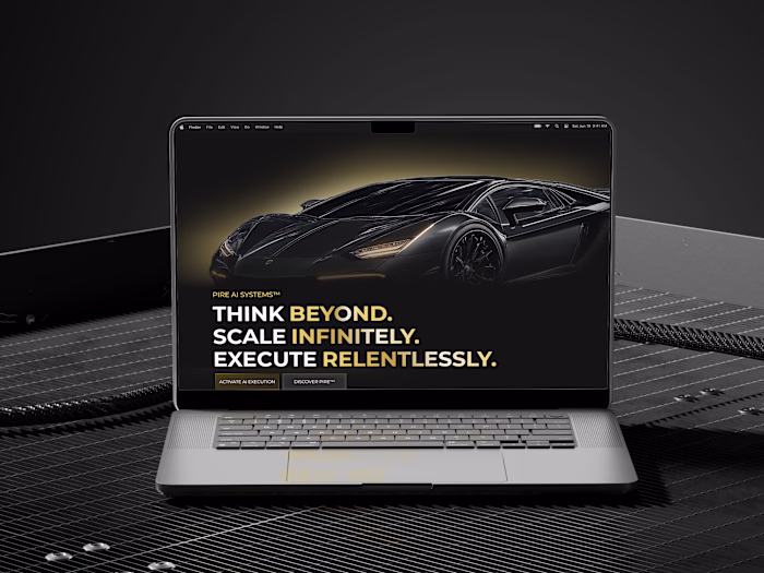 Pire AI: Premium Website Design for an Automotive AI Brand