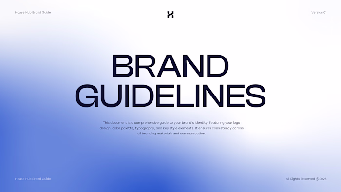 Complete Visual Identity for House Hub