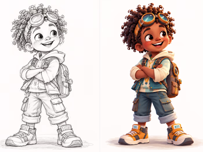 Character Design for Children's Stories
Designed