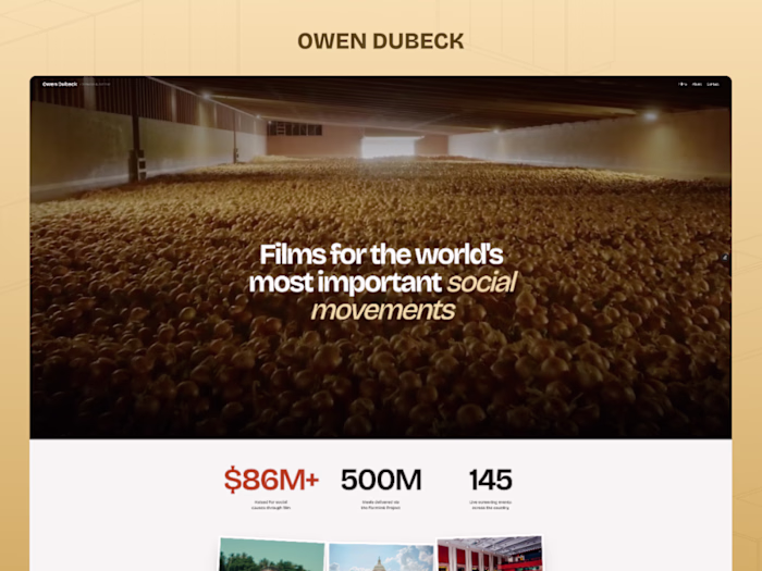 Owen Dubeck — Director & Activist