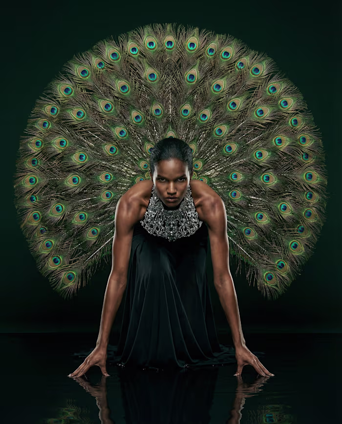 She doesn’t wear the peacock.
