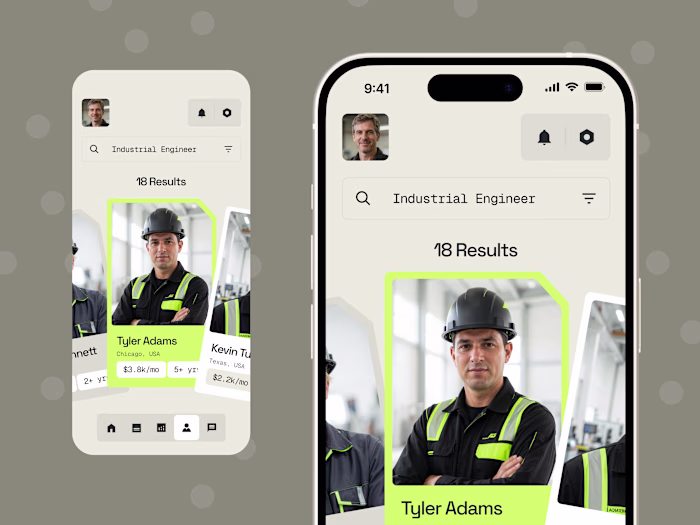 Job Search Mobile App UI Design