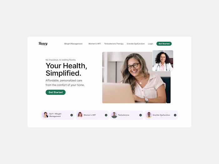 Henry Meds | Web Designer & Developer