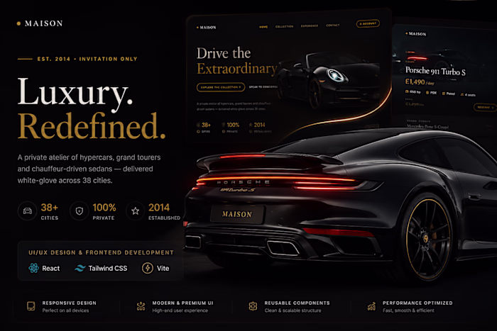 Maison — Luxury Car Rental