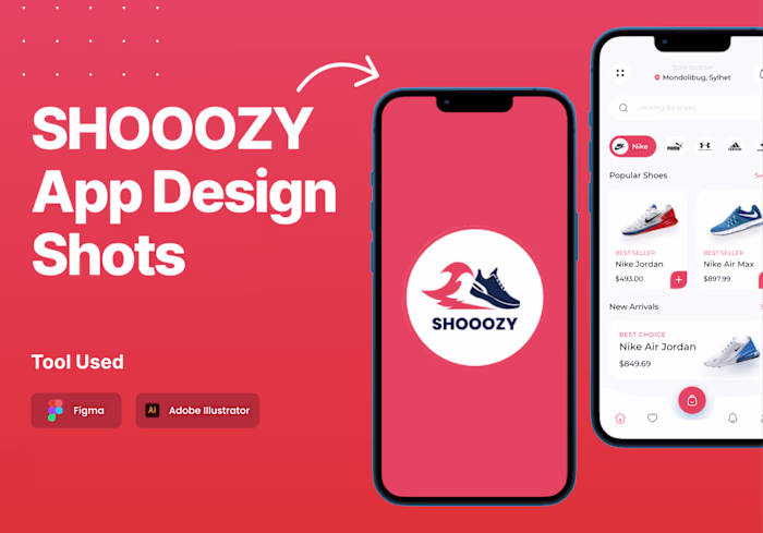 App Design Concept For Shoe Brand