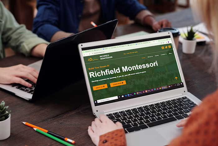 Custom WordPress Website for Richfield Montessori School