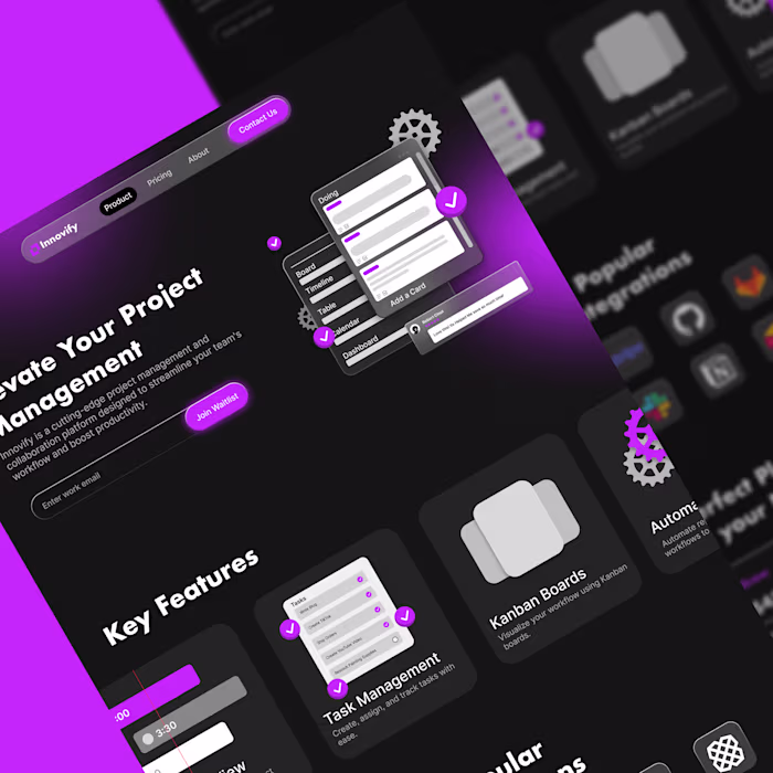 Tech Startup Website Design