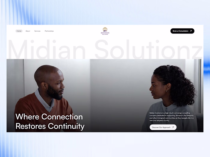 Midian Solutionz Website Design and Development