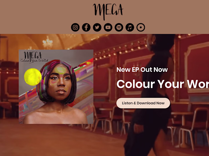 Official Website for UK Artist Mega