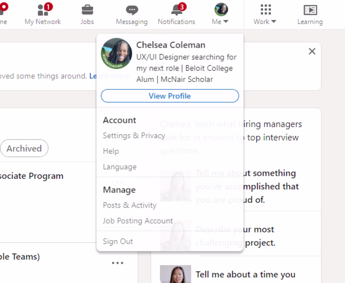 LinkedIn Redesign
