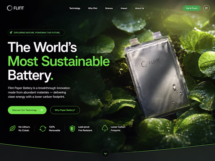 Flint Paper Battery