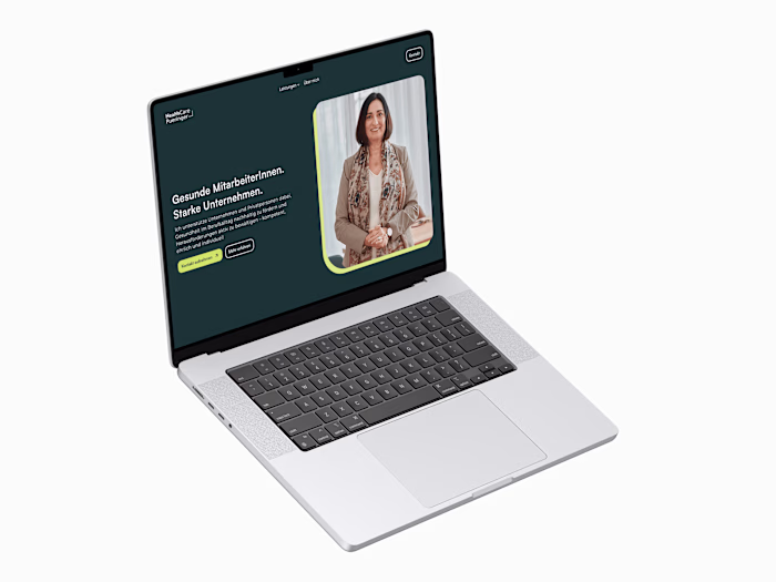Branding & Webdesign for Pueringer Healthcare