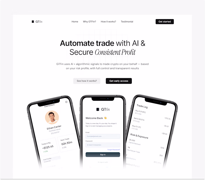 Trade automation app