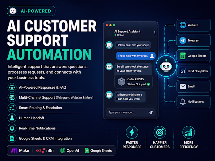 AI Chatbot & Customer Support Automation
