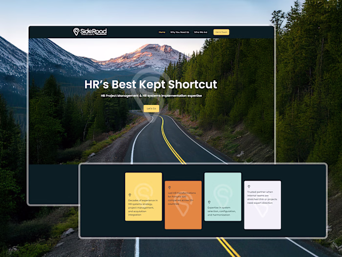 SideRoad Consulting Website Design