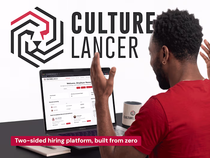 CultureLancer — Two-Sided Hiring Platform, Built From Zero