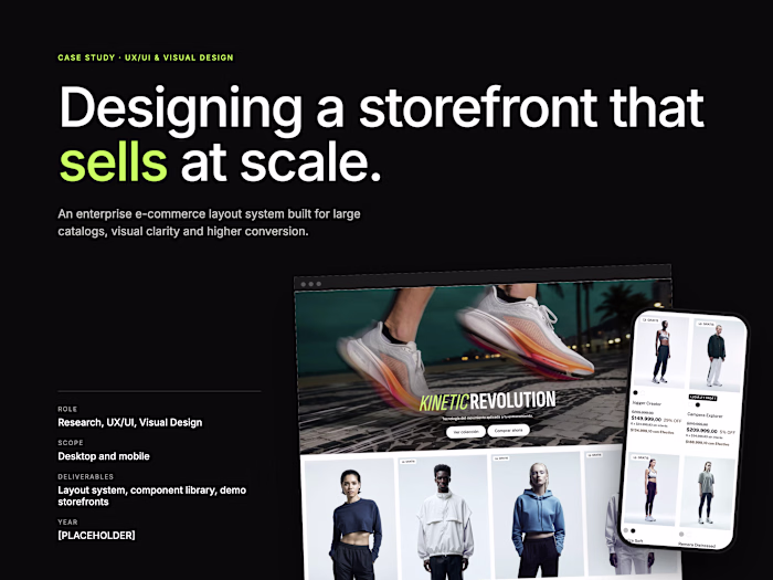 High-Volume Conversion Storefront