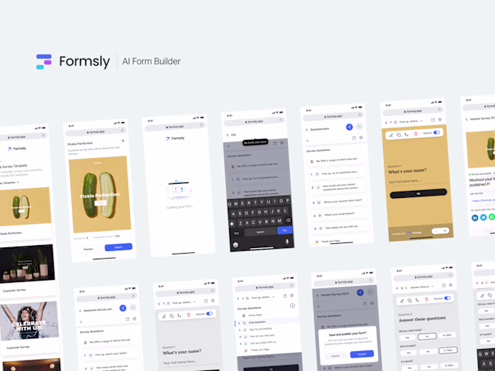 Formsly - AI and No-code Form Builder