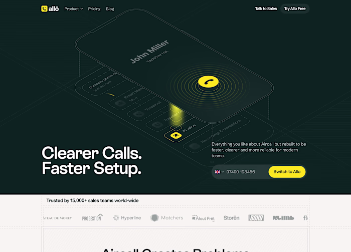 Website and Marketing Asset Design for Software Launch