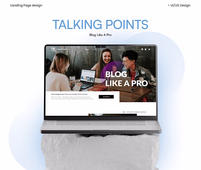 Figma Website Design for Media Brand | Structured UI/UX System