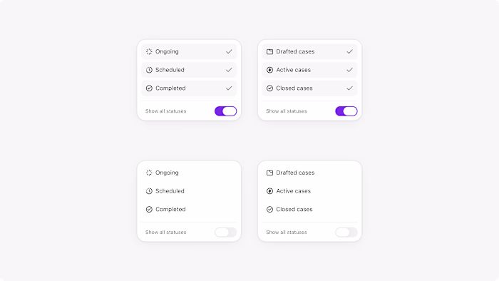 Action menu are like inevitable
