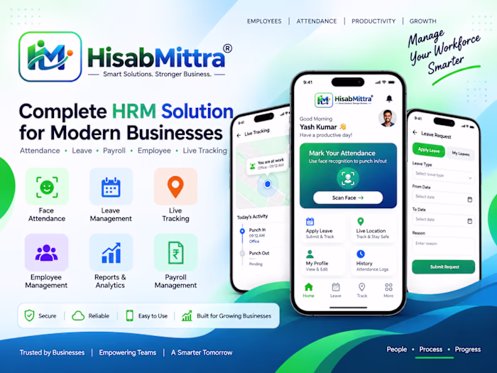 HisabMittra HRM — Employee Management App