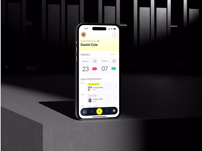 Coach EMS - Fitness Management App Design