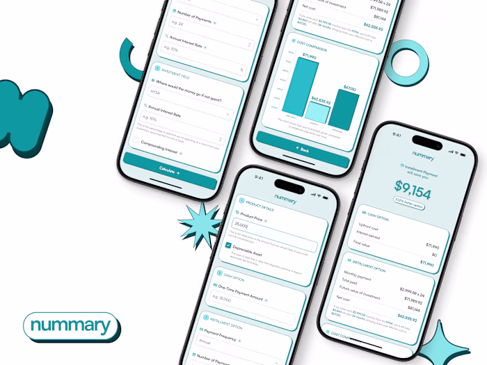 Nummary - Mobile UI Calculator