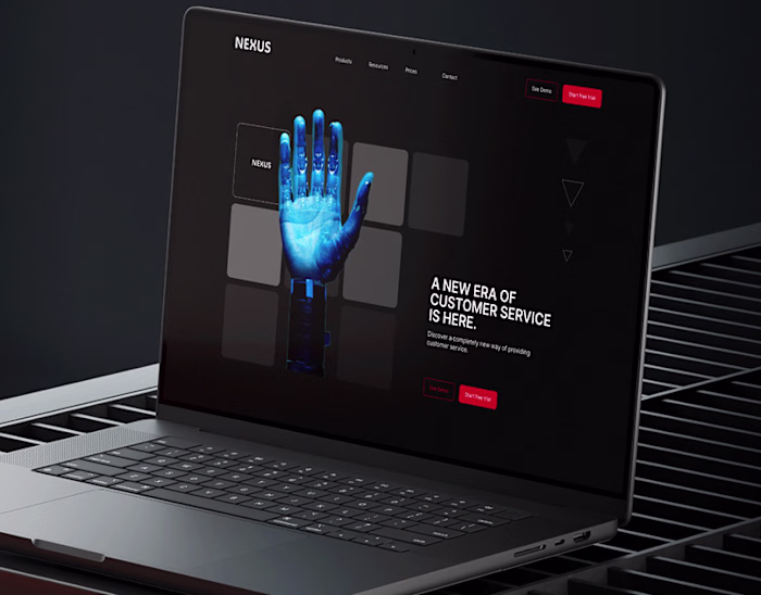 Landing Page for AI Software