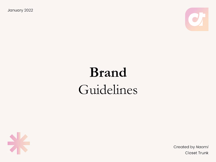 Brand Guidelines on Behance