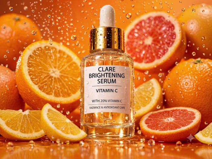 CLARE Brightening Serum Editorial Campaign