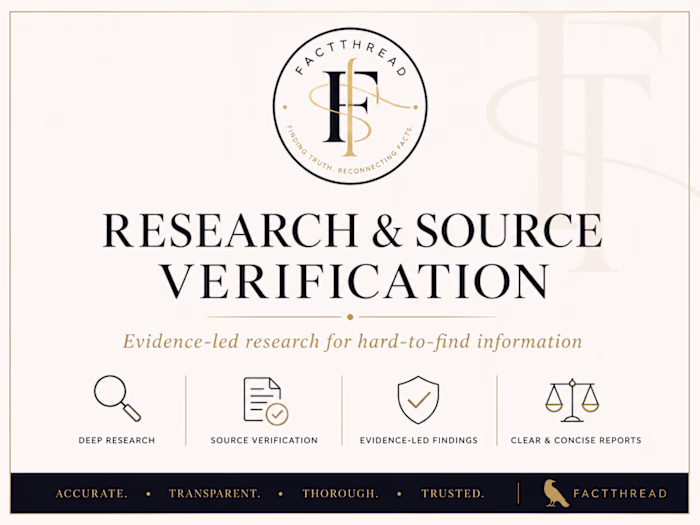 Source & Claim Verification Case
