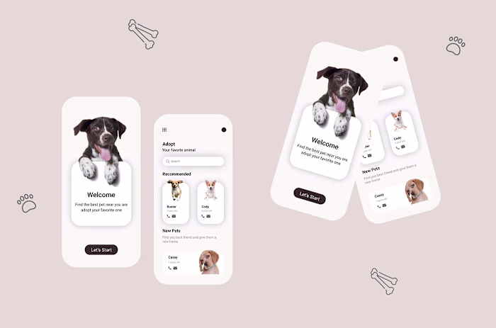 This mobile app’s UI/UX design was fully created by me. I fo...