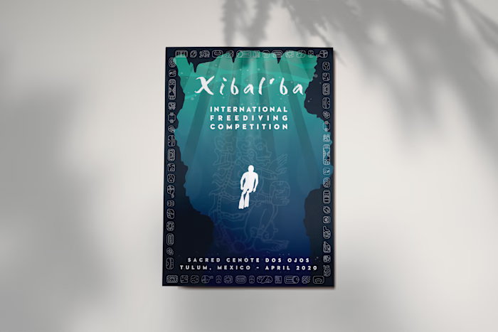 Xibal'ba International Freediving Competition Poster