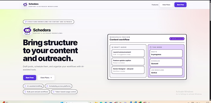 Task management & scheduling platform
