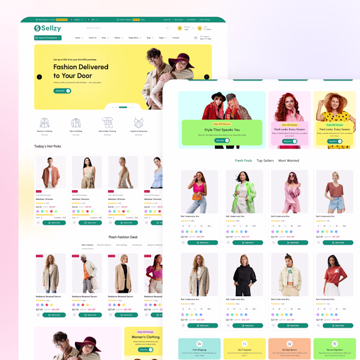 Sellzy — Multi-Vendor eCommerce Template