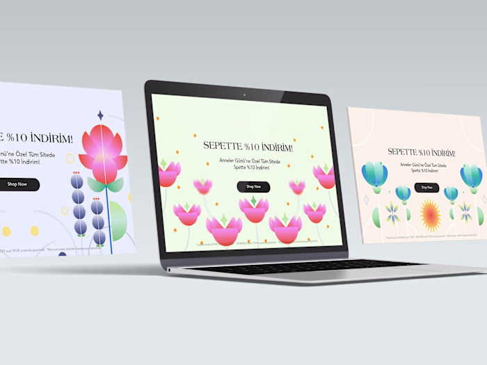 Banner Illustration Design for Mother's Day Campaign