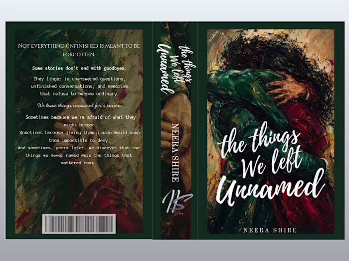 Fiction Novel wrap | "The things we left Unnamed"