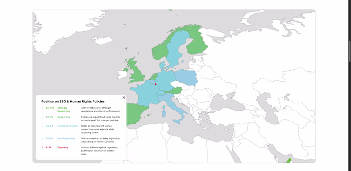 Development of Social LobbyMap Interactive Research Platform