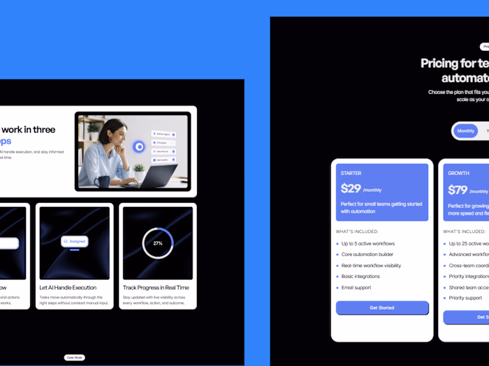 Auren — AI SaaS Landing Page Template