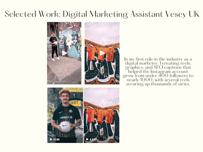 VeseyUK Social Media Manager