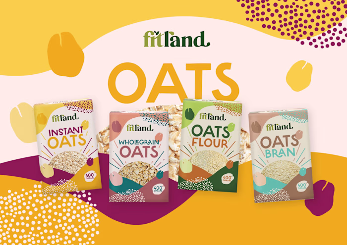 Packaging Design for Oats Products Line
