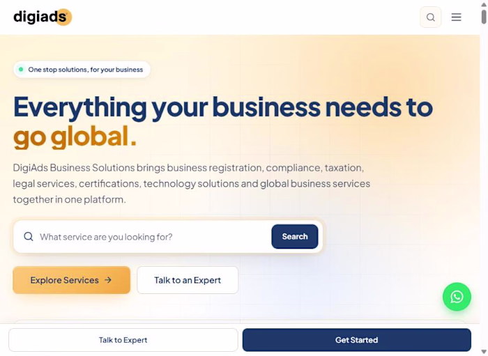 DigiAds: 150+ Service Business Platform (India & UAE)