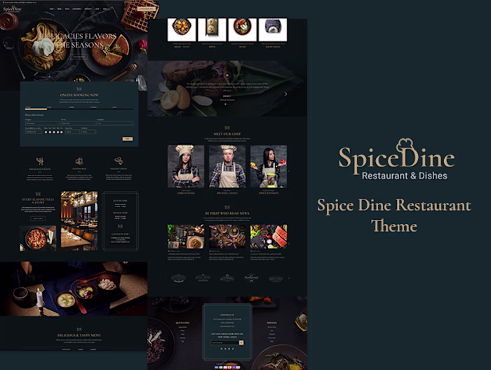 SpiceDine - eCommerce Theme For Hotels & Restaurants