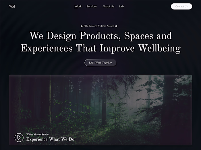 White Mirror Studio - Website design and Webflow Development